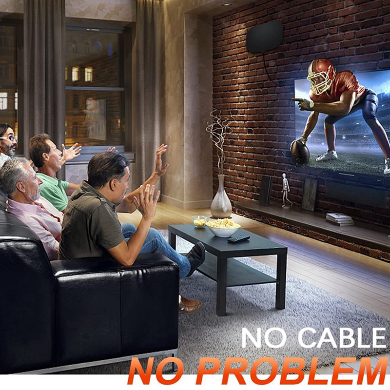 HD Digital TV Antenna 250 Miles Range Reception HDTV Antenna Support 4K 1080P Fire Stick And All Television,US PLUG