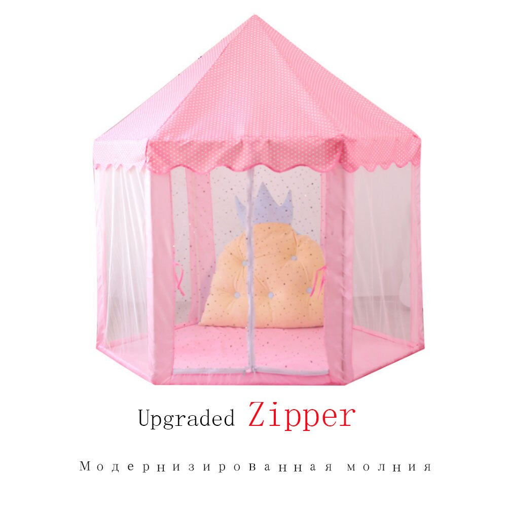 Portable Children's Tent Toy Princess Castle Play Tent Baby kids Boy Girl Activity Fairy House Playhouse Outdoor Indoor Tents: WJ3003AL