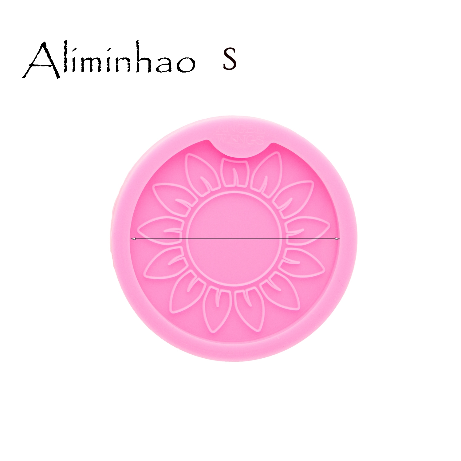 DY0674 2.5/2.8 In pot blad top/Cheetah bodem/Star Geode Auto Coaster Mold Agaat Hars Siliconen mallen DIY Epoxy Mold Crafting: Oranje