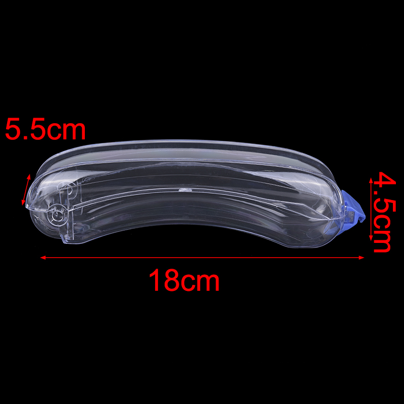 Caja de embalaje para gafas de natación, estuche de plástico transparente, protección antivaho, impermeable, portátil, Unisex, 1 ud.: K20