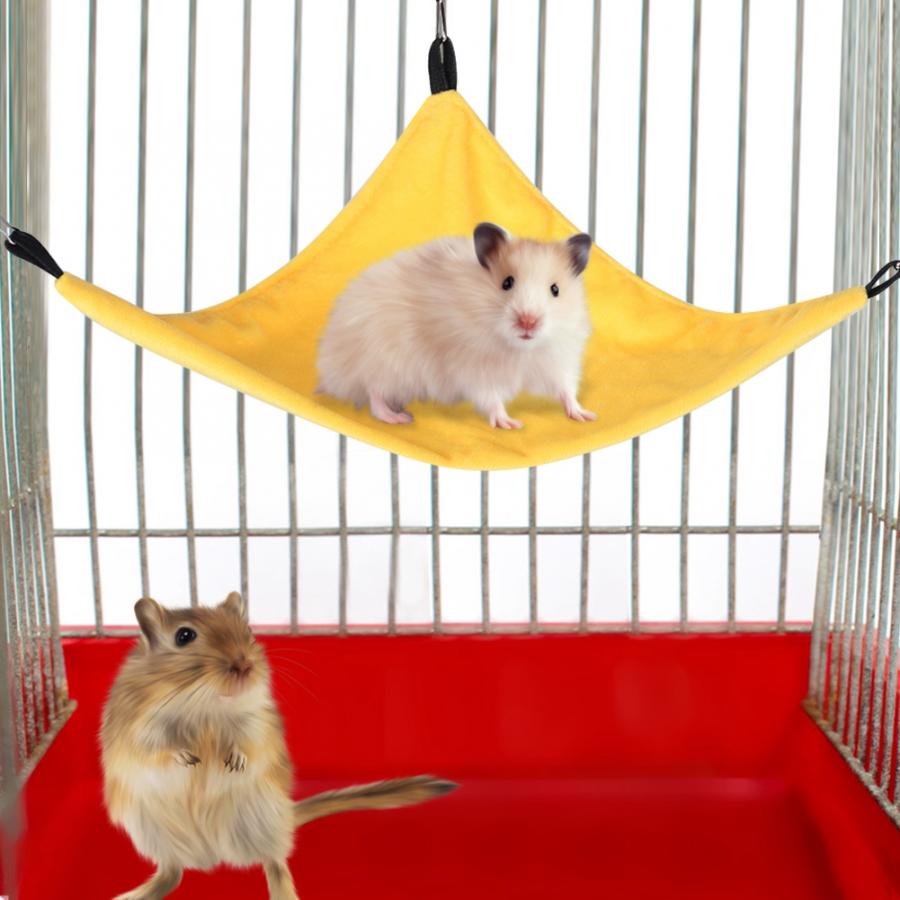 Hamster Accessoires Kleine Huisdier Hangmat Opknoping Bed Voor Eekhoorn Hamster Suiker Zweefvliegtuig Pig Warme Opknoping Kooi Eekhoorn Hangmat