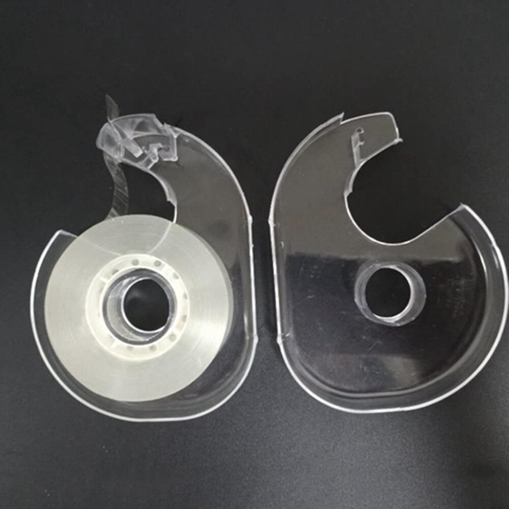 Nyeste gjennomsiktige maskeringstape dispenser kutterholder skrivesaker diy washi tape lagring organiser kutter forsyninger