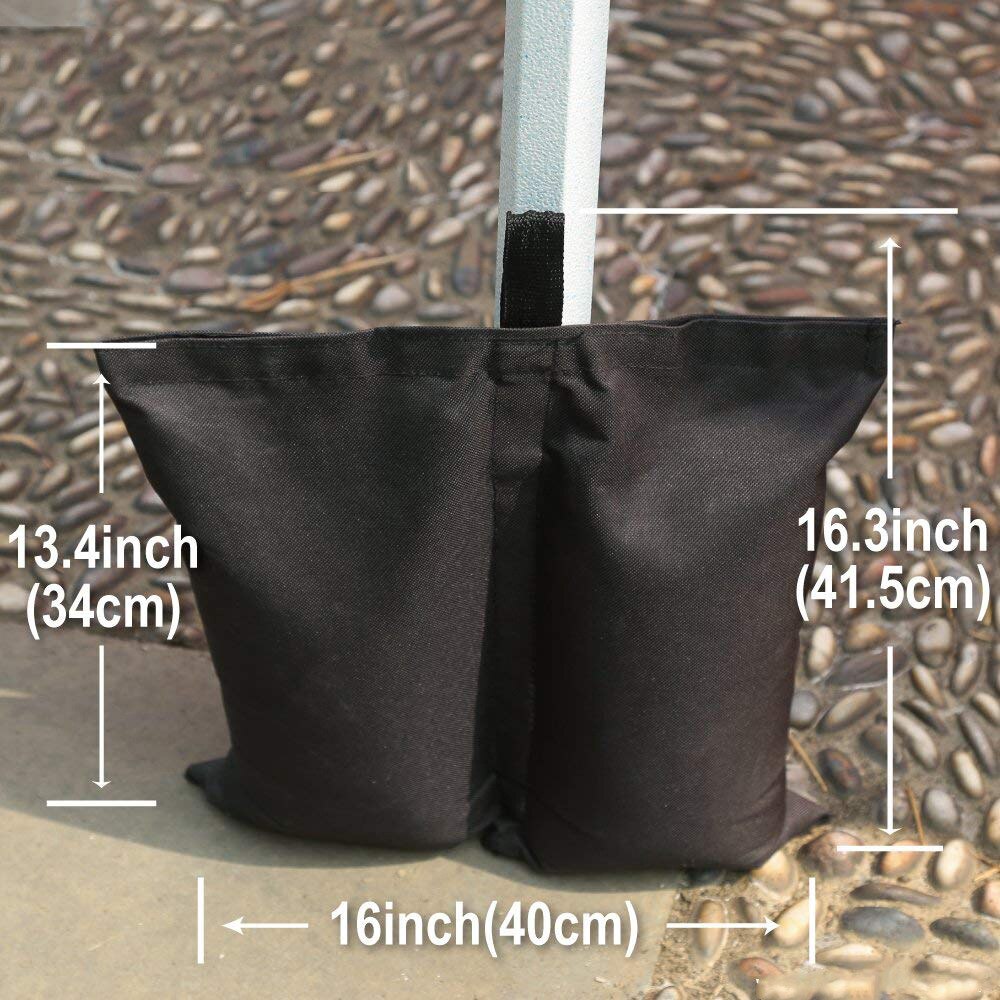 Regenkap kamperen 4 stuks industriële gewichten tas beengewichten pop-up luifel tent verzwaarde voeten tas zandzak buiten regenkap