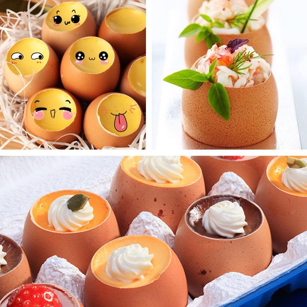 Egg Cracker Cutter Topper Set for Soft Hard Boiled Eggs Include 2 Egg Cups 2 Spoons and 1Stainless Steel Eggshell Topper Cutter