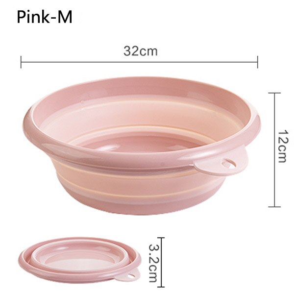 Portable Folding Bucket Foldable Basin Tourism Outdoor Folding Bucket Fishing Camping Car Wash Bucket Outdoor Camping: PK-M
