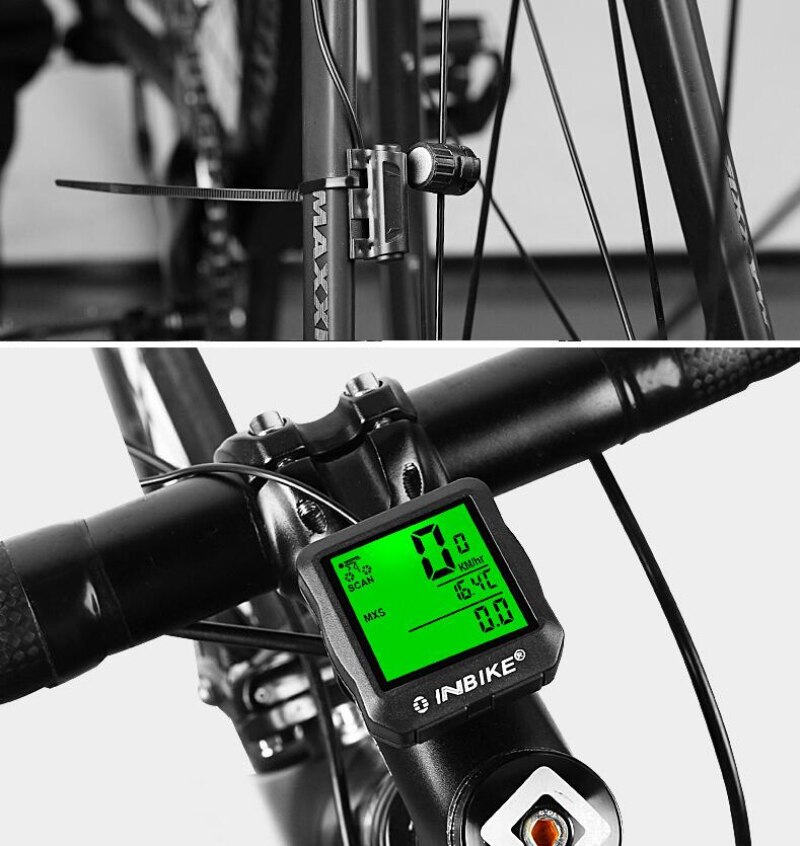 Waterproof Bicycle Computer Wireless And Wired MTB Bike Cycling Odometer Stopwatch Bike Speedometer Watch LED Digital Display