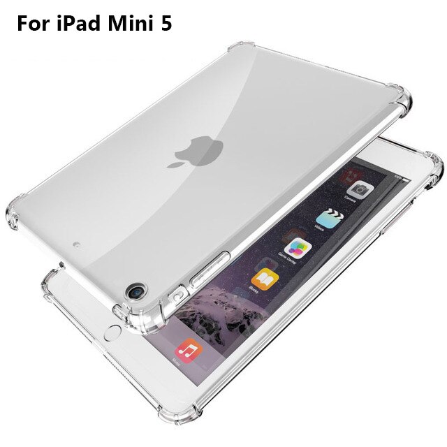 Coque transparente pour ipad mini 1 2 3 4 5 9.7 pouces air 1 2 3 4 pro 10.5 11 12.9 pouces, coque transparente pour ipad air 4 10.9: Mini 5