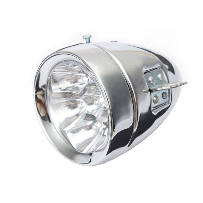 Luz delantera Retro para bicicleta, faro delantero para bicicleta, 7 LED Fixie,: Default Title