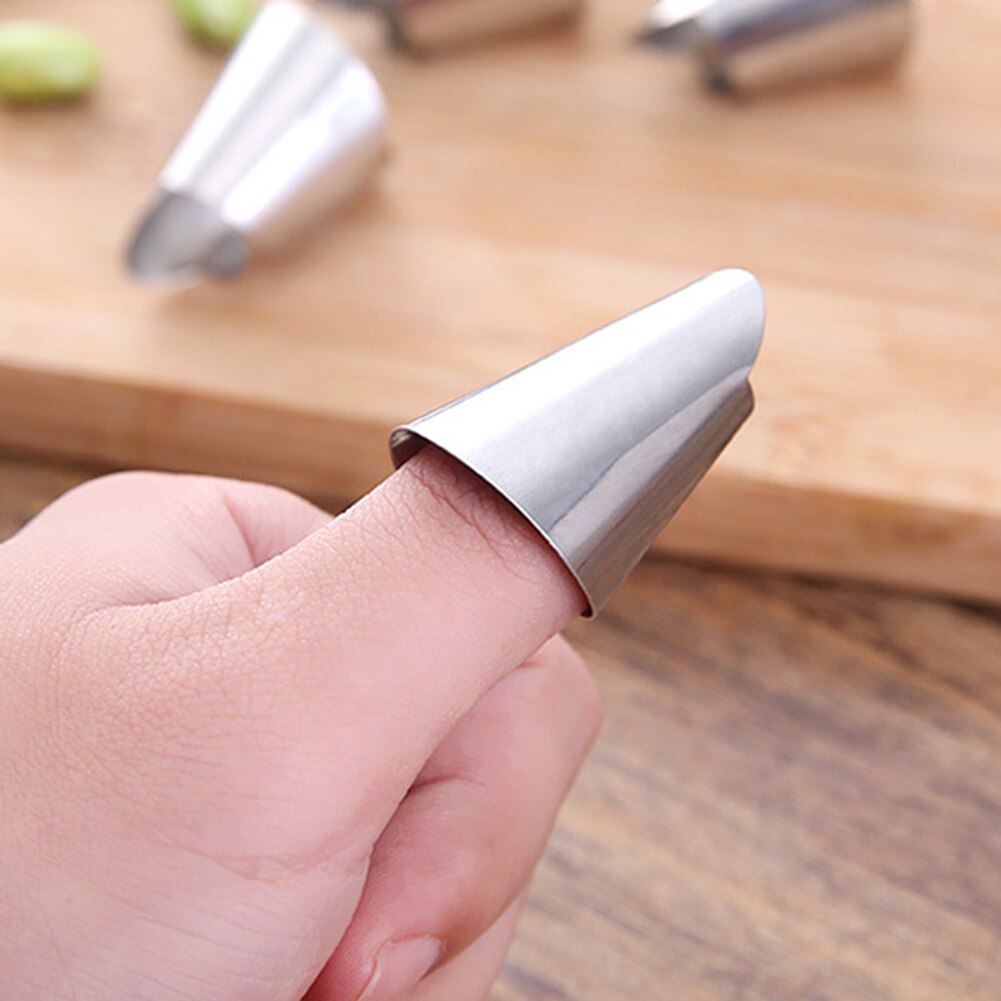 Finger Protector Chestnut Nut Shelling Tool Household Chicken Head Picking Vegetables Cutting Guard Iron Nail Protector