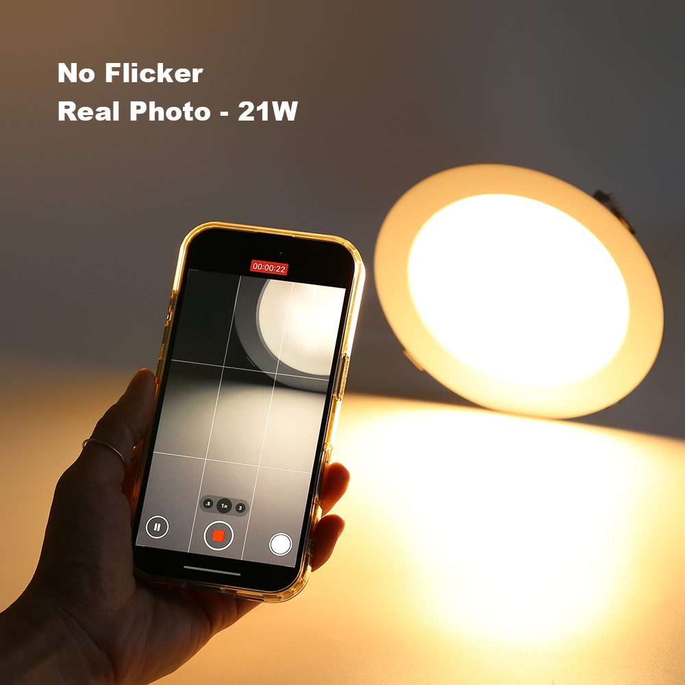 Spot LED Downlight Ceiling AC 220V 240V 9W 12W 15W 18W 21W Spotlight Cold Warm White Round Recessed Lamp LED Spot Light Lighting