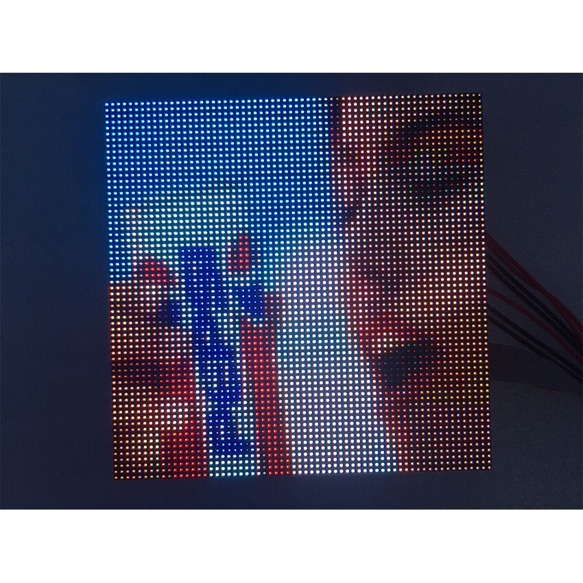 P3 led module hub75 indoor led matrix 64*64 192*192mm led display full color P2.5 P3.91 P6 rgb 111111 dots led sign