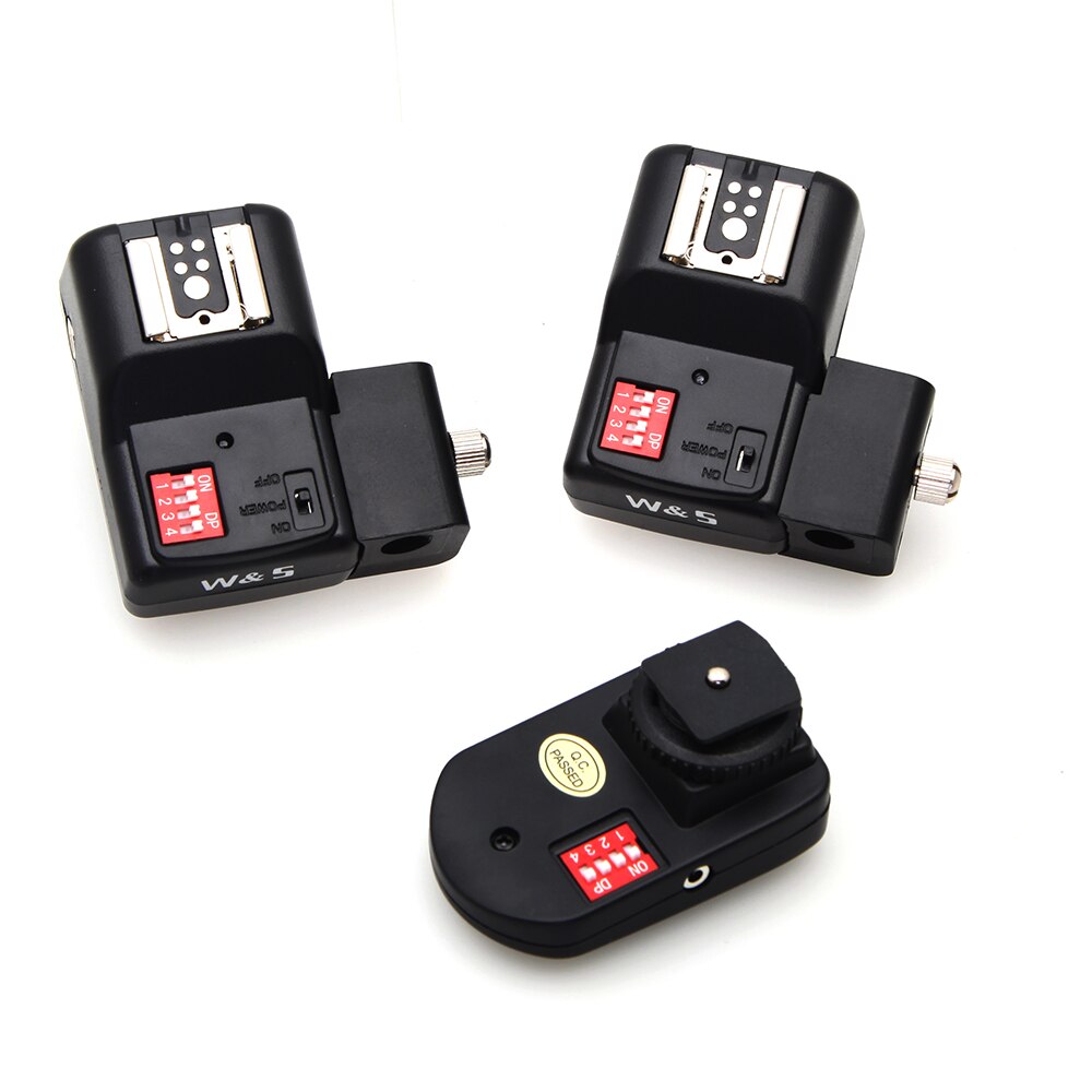 Wansen PT-16NE 16 canaux sans fil Speedlite Flash déclencheur avec porte-parapluie + 2X récepteur pour Canon Nikon Pentax Olympus