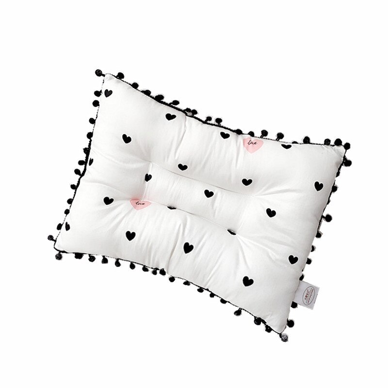 Ren bomull barn och baby kudde hals och huvudskydd multifunktionell kudde spädbarn babysäng babykamer dekoration