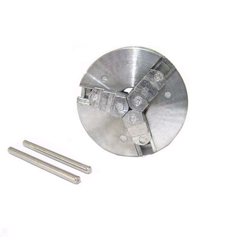 2 "45mm Drie 3 Klauwplaat 1.8 ~ 56mm/12 ~ 65mm Z011 Vastklemmen voor mini Draaibank met Twee Lock Staven M12x1mm Schroefdraad Terug: 3 Jaw Chuck