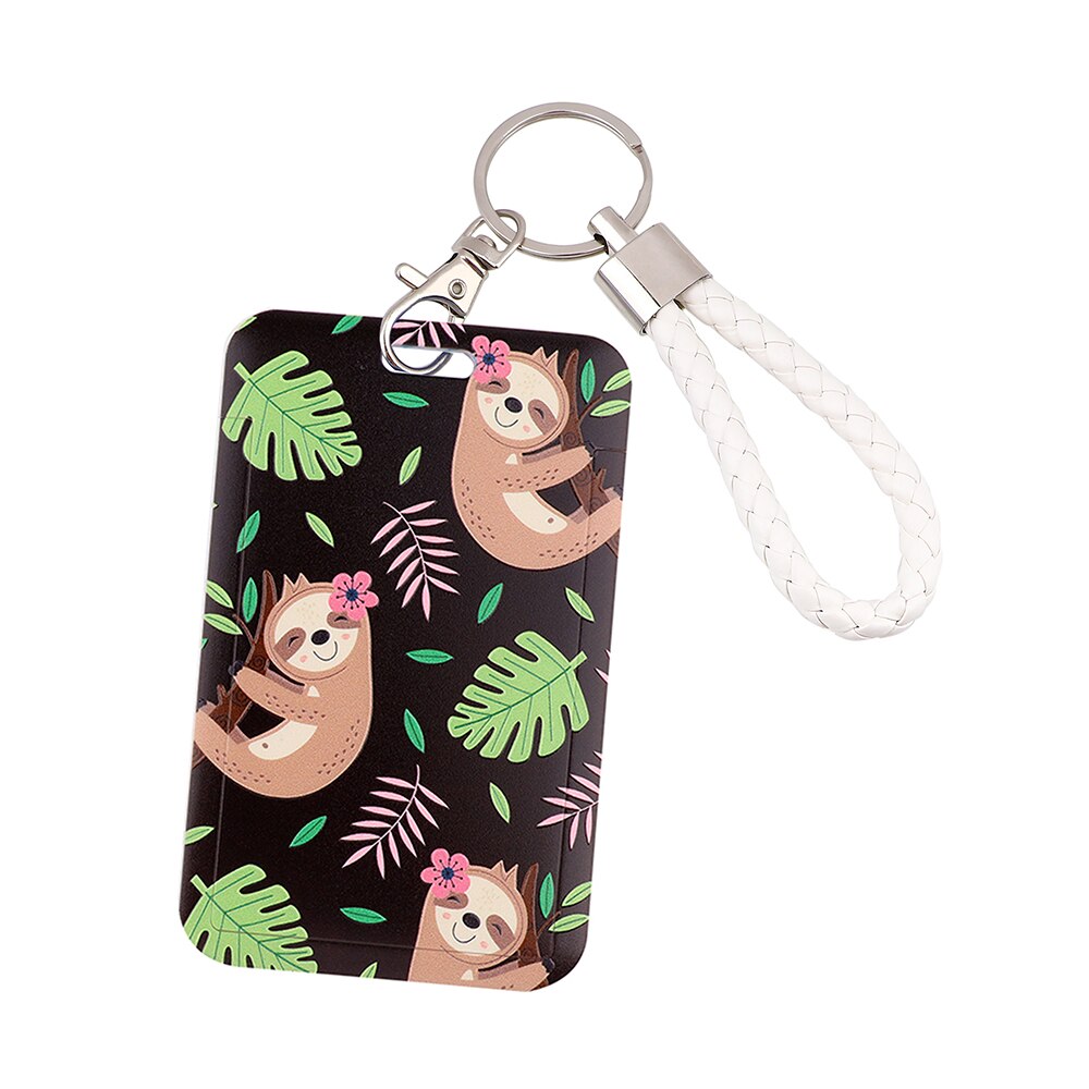 Ransitute R2764 Neue Für Student Arbeiter Handheld Keychain Karte Halter Visitenkarte Bank Karte Student ID Karte Halter: 10