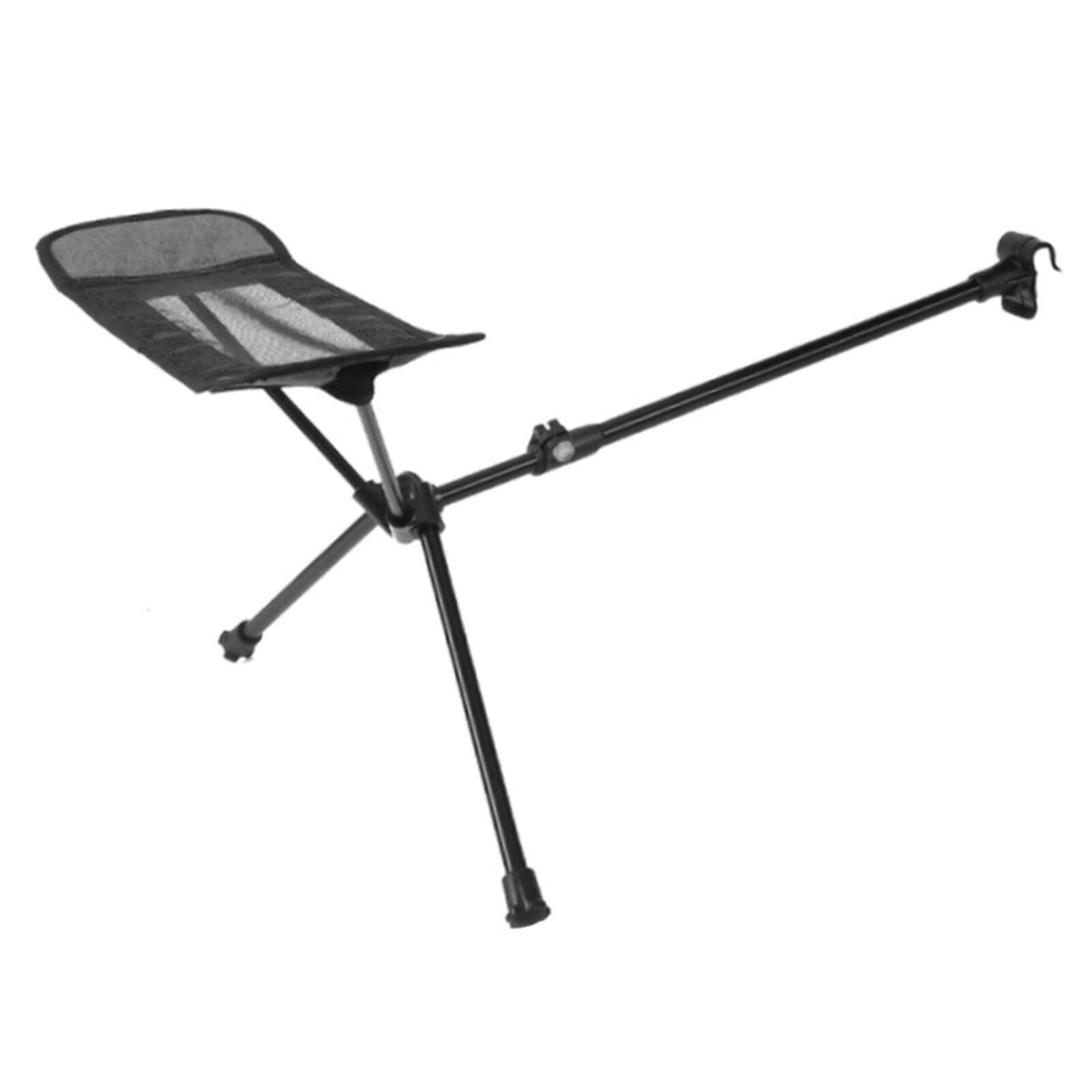 Outdoor Portable Folding Chair Footrest Recliner Foot Retractable Leg Stool