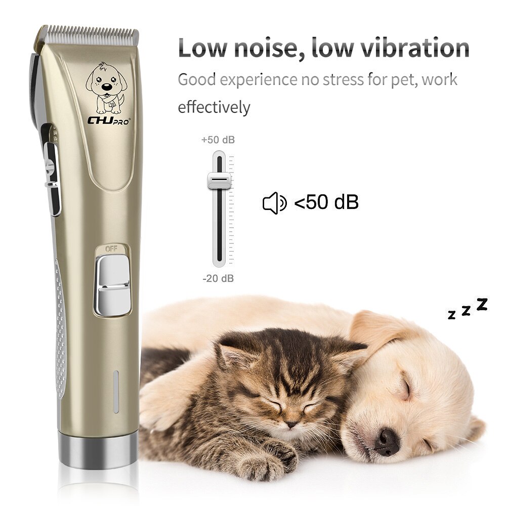 Pet Dog Grooming Clipper Haar Professionalhair Trimmer Kit Oplaadbare Hond Kat Haar Scheren Machine Low Noise Tondeuse