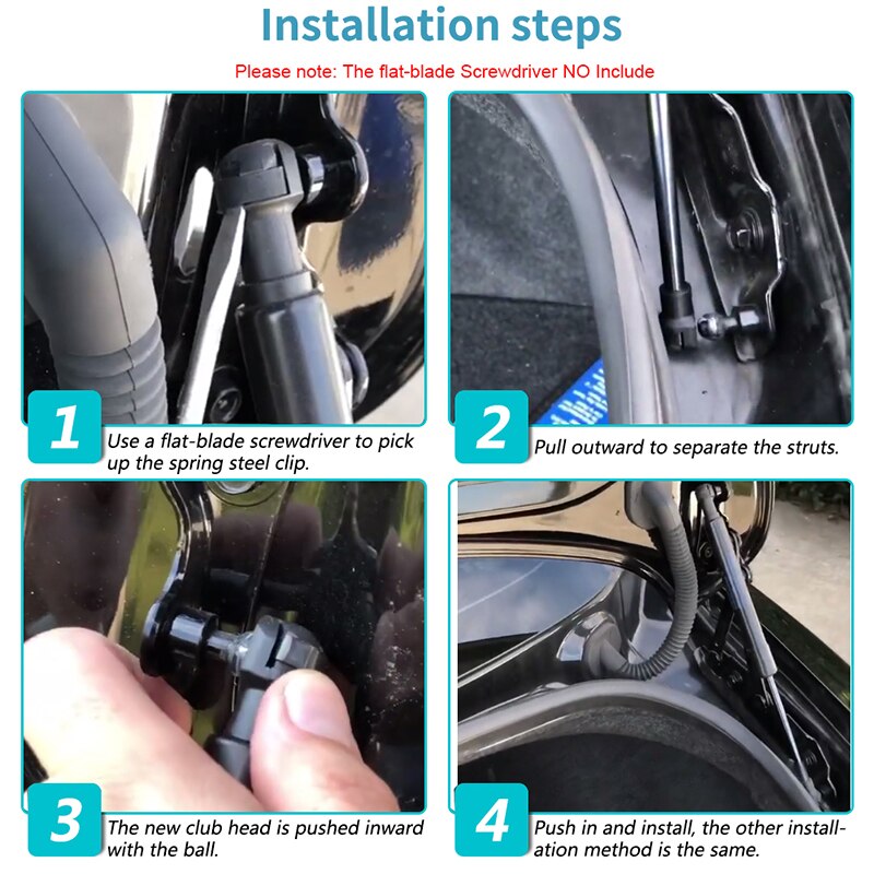Elevador de maletero trasero para coche, 2 uds., muelle de apoyo, puntal de Gas para Infiniti Q50 - PM3674 PM3740