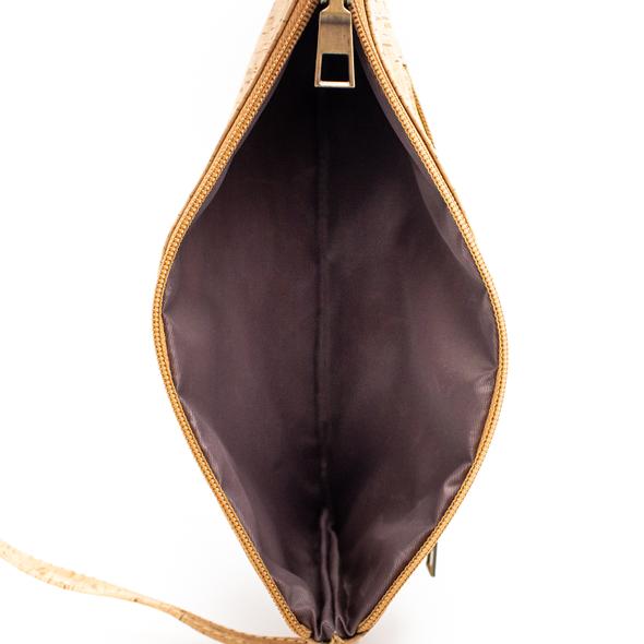 Cork bags for women Original handmade natural cork bag Botanical Flowers and rustic Crossbody bag BAG-380-C