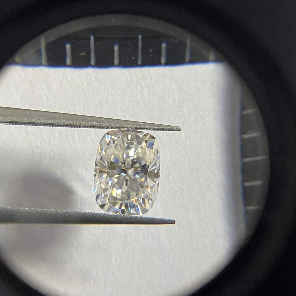 Meisidian 7X5Mm Gh VVS1 Langwerpige Kussen Vorm Losse Moissanite Diamond Prijs Per Karaat