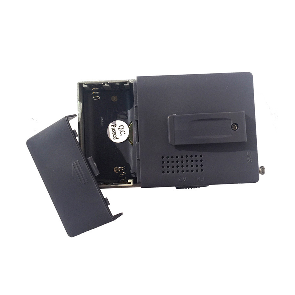 Mini Radio portátil, receptor mundial, altavoz incorporado, auriculares, Radio portátil BC-R60 2AA, funciona con pilas, AM FM de bolsillo