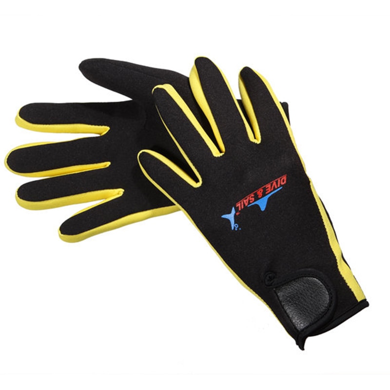 Swimming Diving Gloves 1.5mm Neoprene Glove With Magic Stick Anti-Slip Gloves Keep Warm For Winter Diving