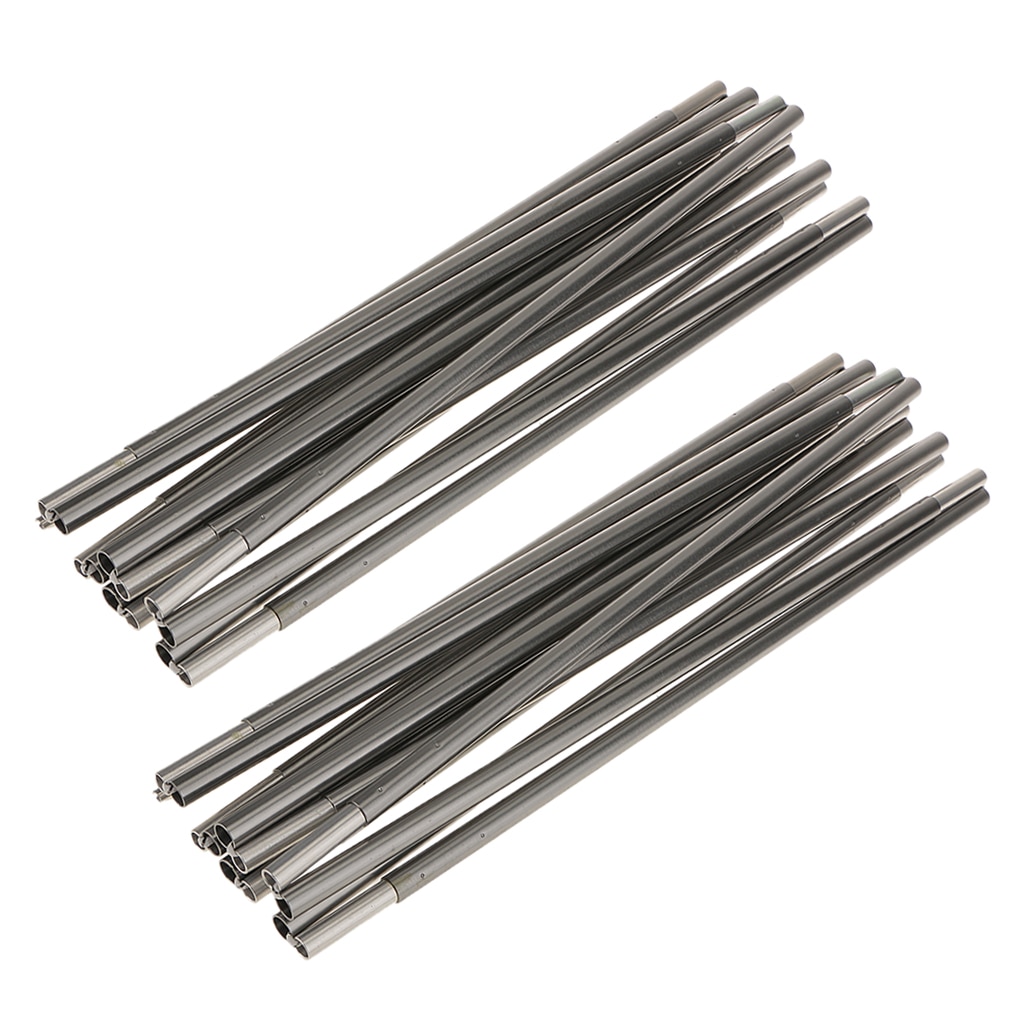 Outdoor Backpacking Aluminium Alloy Awning Tent Poles Bar Travel Camping Hiking Picnic Tents Accessories