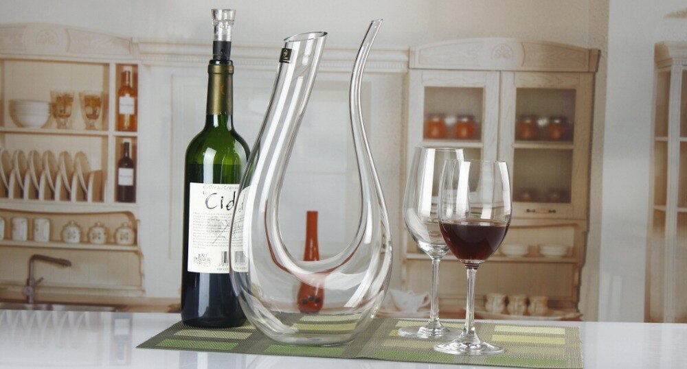 1 ST 1500 ML Handgemaakte Rode Wijn Glas Decanter Brandy Decanteren Set Kruik Bar Champagne Waterfles Drinkglazen JS 1102