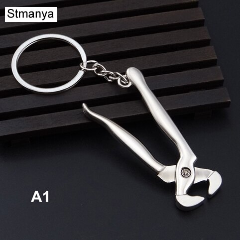 Alle Gereedschappen Sleutelhanger-Mode Vise Sleutelhanger Metalen Verstelbare Tool Ring Sleutelhanger Evenementen vise Sleutelhanger Mini 17342: A1