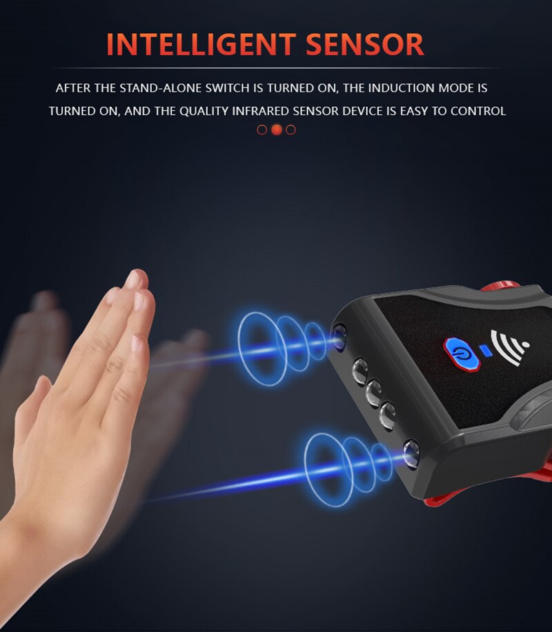 3 LED Sensor Cap Light Headlight Multifunction USB Rechargeable Headlamp Clip On Cap Hat Light Mini Outdoor Flashlight