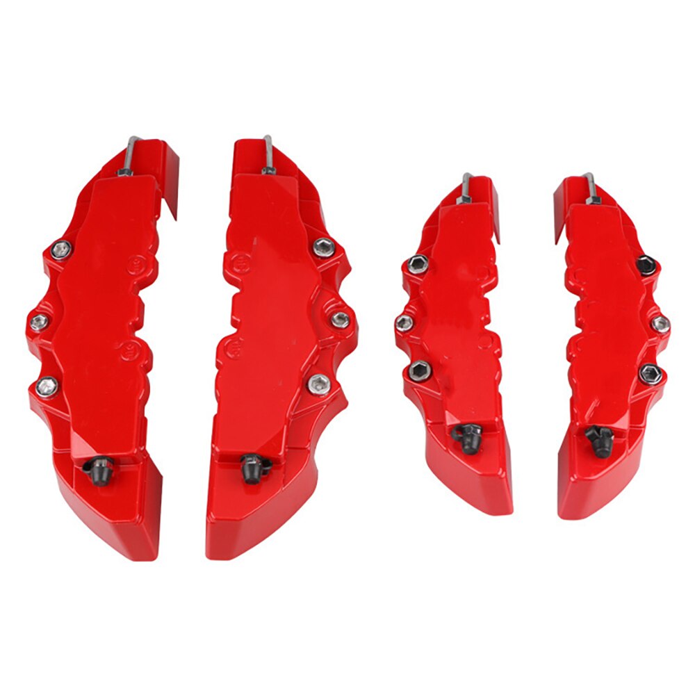 3D Disc Remklauw Cover Universal Stijl Disc Voor En Achter Kit Fit Over 18 Inches Grote Size 2 Stuks: RED