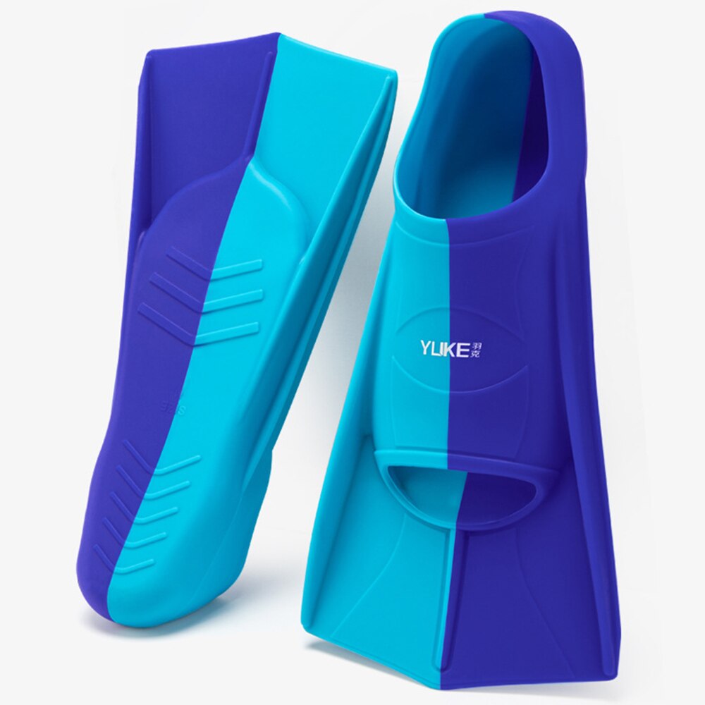 Adult And Children Scuba Diving Training Fins Men And Women Freestyle Breaststroke Silicone Short Fins Equipment