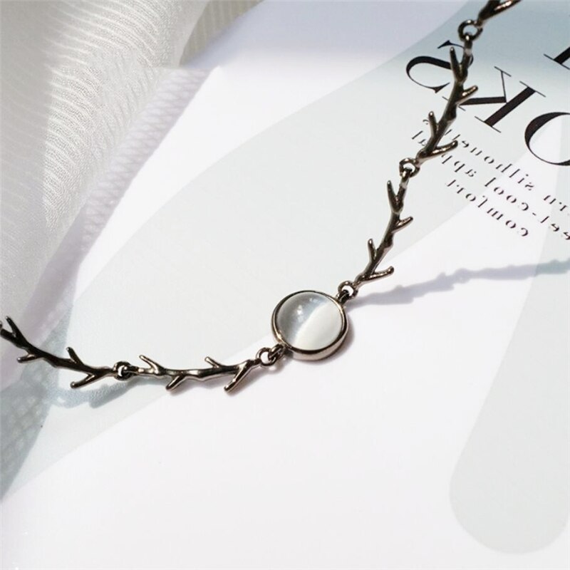 Suola di Memoria Rami Neri Grigio di Cristallo di Arte Fresca 925 sterlina d'argento Femminile Ridimensionabile Braccialetti SBR260