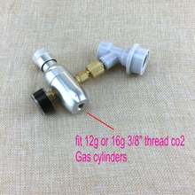 Kit de cargador de CO2 regulado Premium, 0-60 PSI con bloqueo de bola, desconexión de Gas, rosca de 3/8"