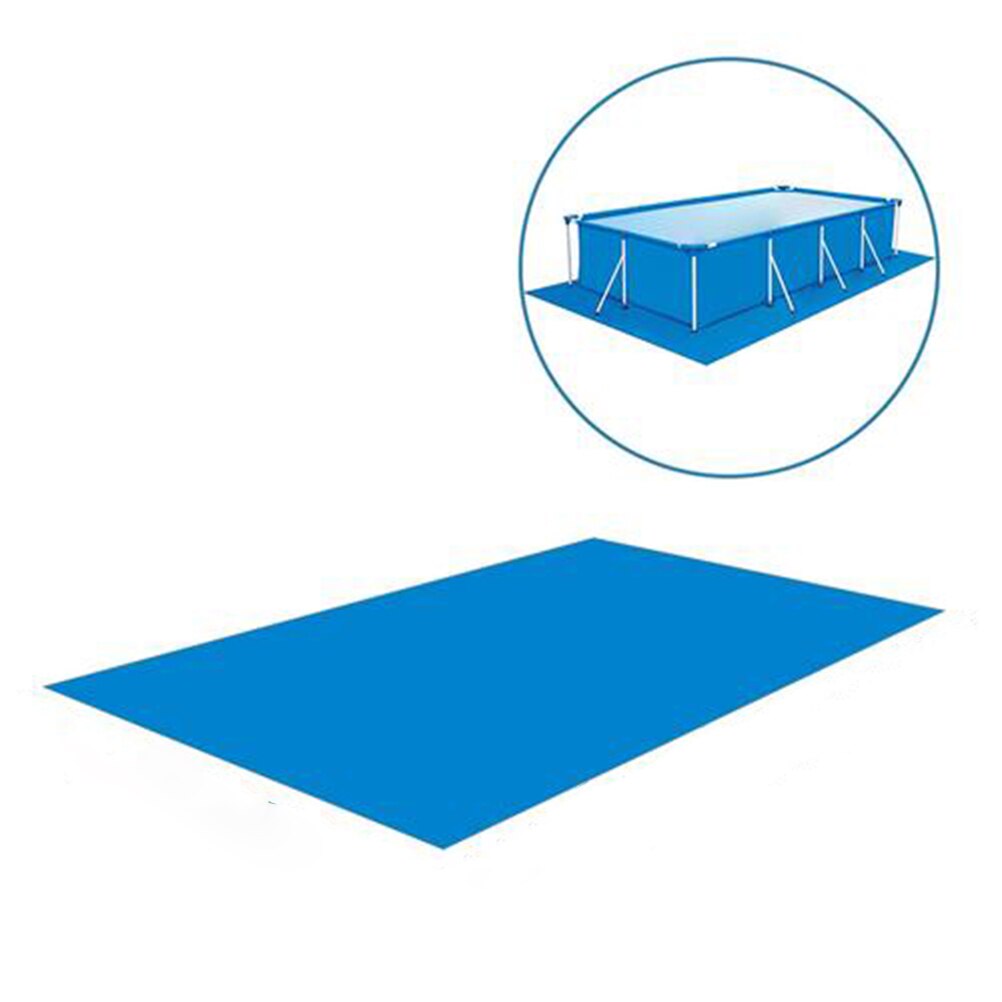 Rectangle Swimming Pool Mat Foldable Pool Floor Cloth Swimming Pool Protective Mat: 445X254cm
