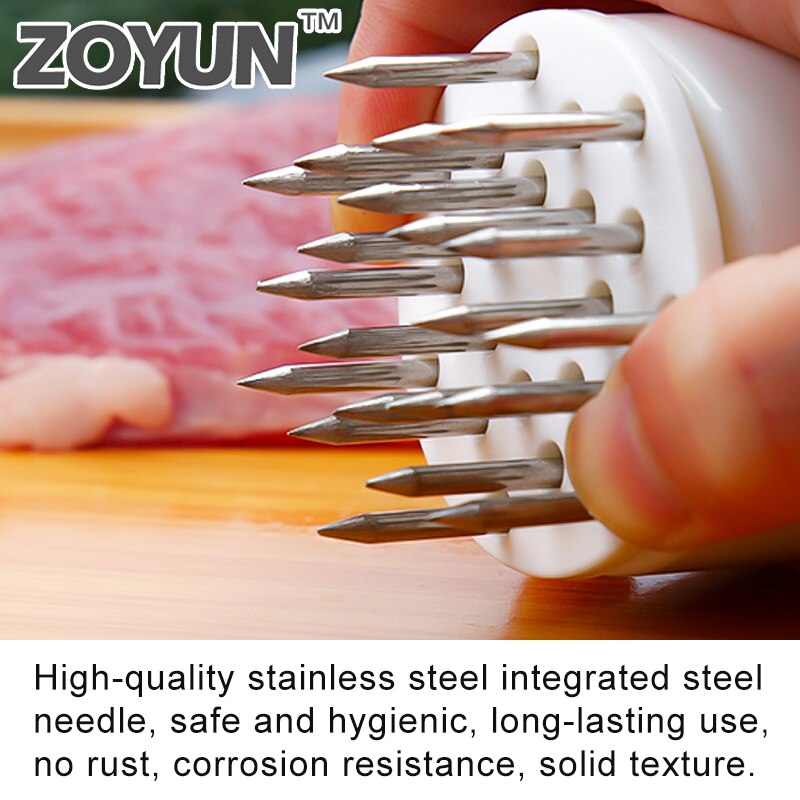 ZOYUN Household broken muscle pine needle knocking meat hammer stainless steel needle steak hole hole pig skin pork hammer