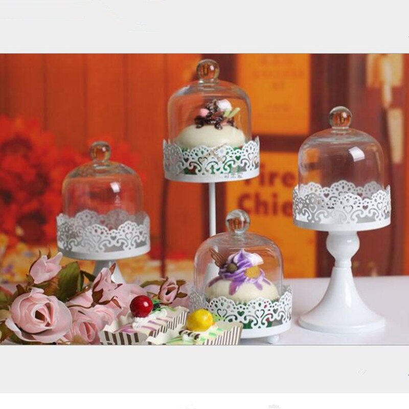 Europese Dessert Decoratie Cake Frame Display Taart Taart Plaat Bruiloft Glas Hoge Home Decoratie Bruiloft Verjaardag Decoratie