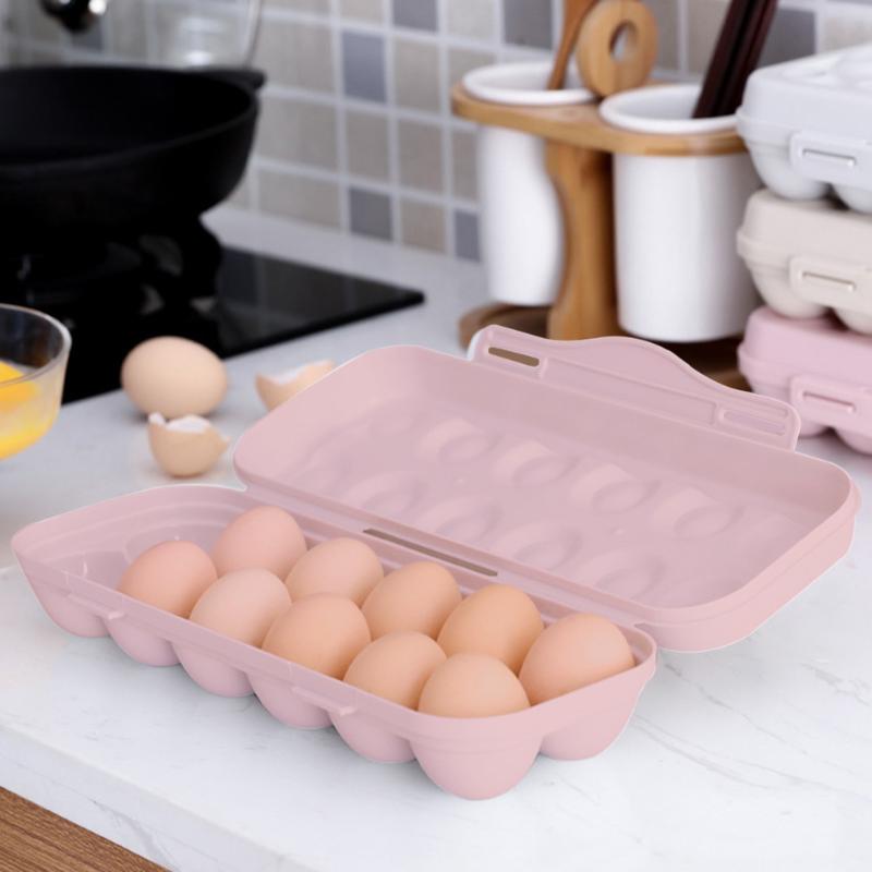 18 Grids Anti-Collision Ei Lade Houder Koelkast Scherper Opbergdoos Plastic Eieren Organizer Container