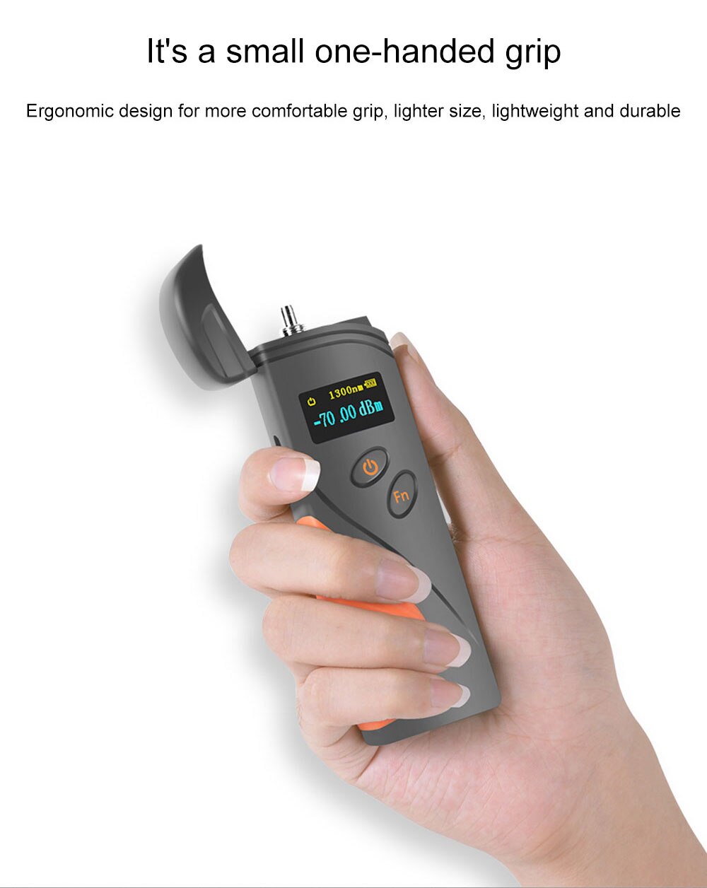 Ftth Hohe Präzision Handheld Mini Fiber optisch Energie Meter -70 + 3 dBm Fiber Optische Kabel Tester-50-+ 20