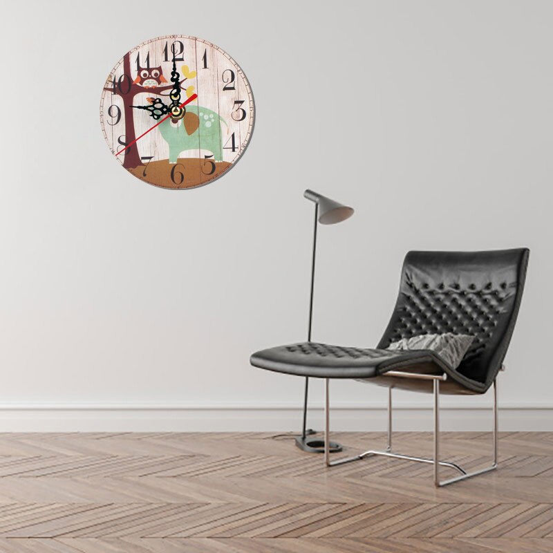 1pc årgang treveggklokke stor shabby elegant rustikk kjøkken hjem antikk stil