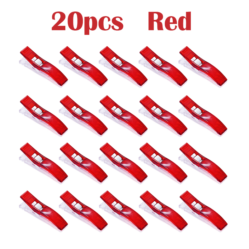 Clips de costura para manualidades, suministro de plástico mezclado para oficina y hogar, soporte para Patchwork, DIY