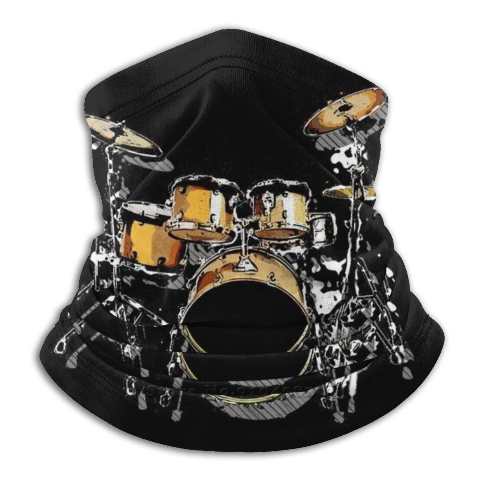 Drumstel microvezel nekwarmer bandana sjaal gezichtsmasker drumstel drummer srumset drumstel drums drum drumsolo drummen drumliefhebber: Default Title