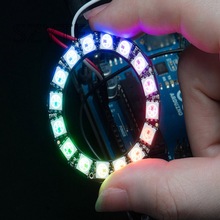 16 bit WS2812 5050 RGB LED Smart full-color RGB lamp ring development board-grote ring