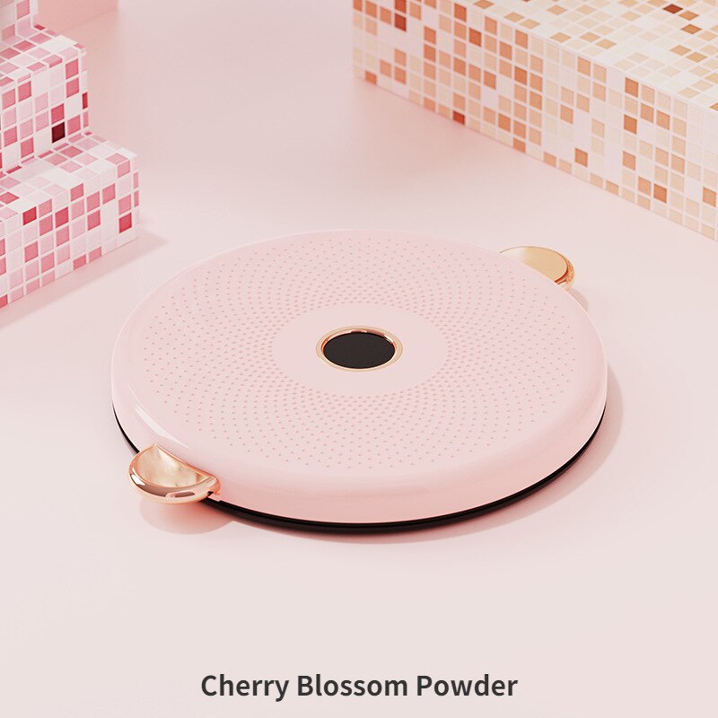 Twisted Waist Disc Exercise Twisted Waist Turntable Yoga Plastic Waist Shaping Waist Twister Anti-Slip Wave Point Twisting Disc: black