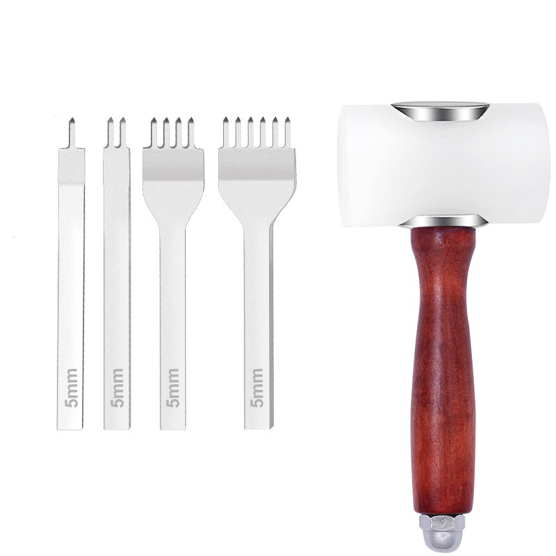 KAOBUY DIY Leather Carving Stamp Tools Set DIY Manual Leather Craft Stamps Art Pattern Leather Stamping Printing Tools Set: C
