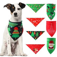 Haustier Waschbar Schal Taschentücher Lätzchen Pflege Zubehör Weihnachten Hund Bandana