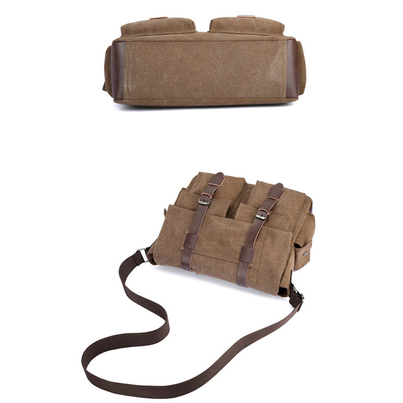 Bolso de lona Vintage para hombre, bolso cruzado informal para hombre, bolso de mensajero, bolsos de hombro de viaje para hombre, Bolsa Masculina de