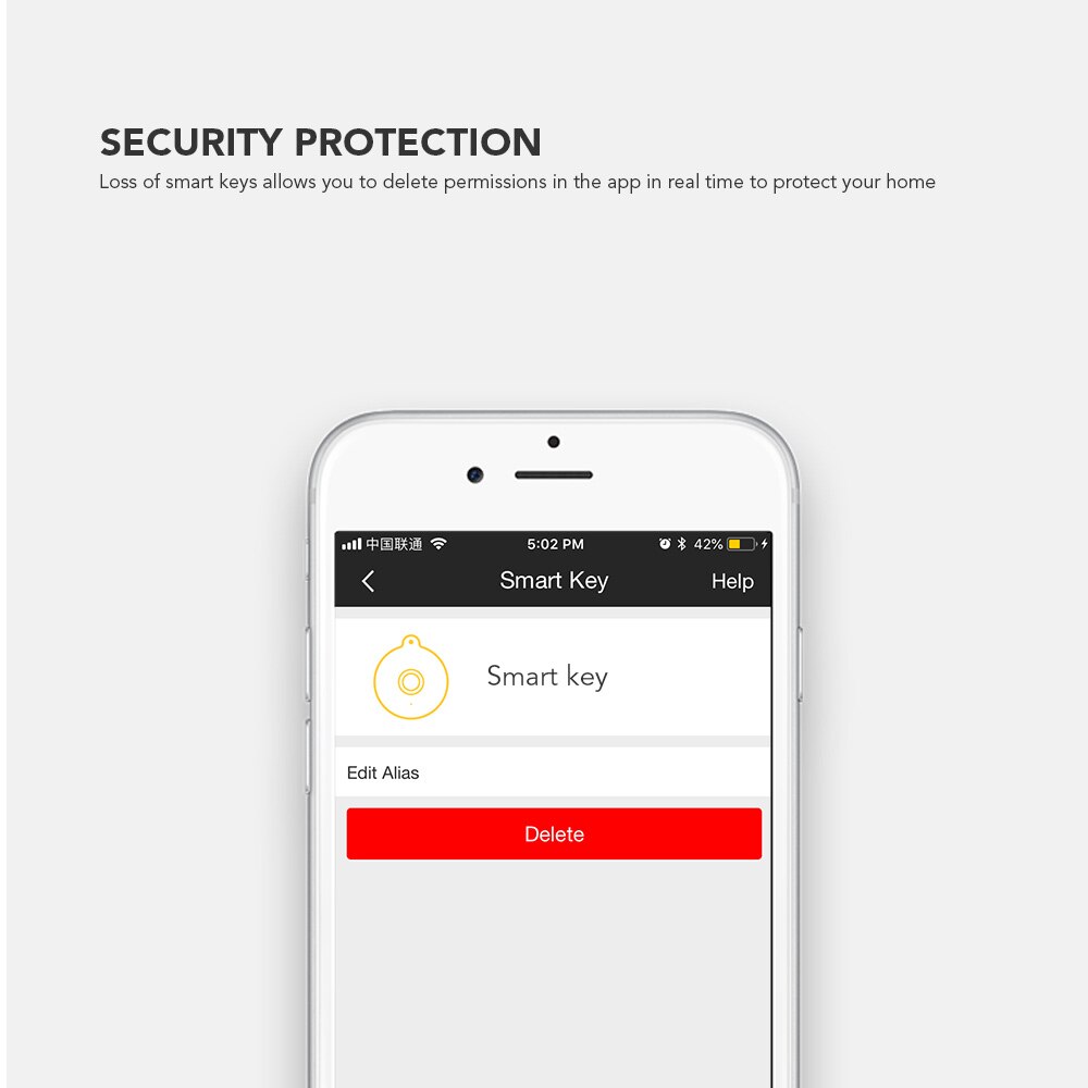 4pcs Bluetooth Key of S2 Sherlock Sticker Lock,door Lock Remote Control Smart Lock Eletronic Keys,the Accessories of S2 Lock