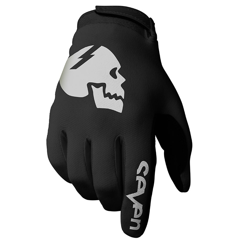 Gants de Motocross Seven MX d'hiver, gants de Moto chauds, gants de Moto tout-terrain, gants de vélo de saleté vtt: Black / L