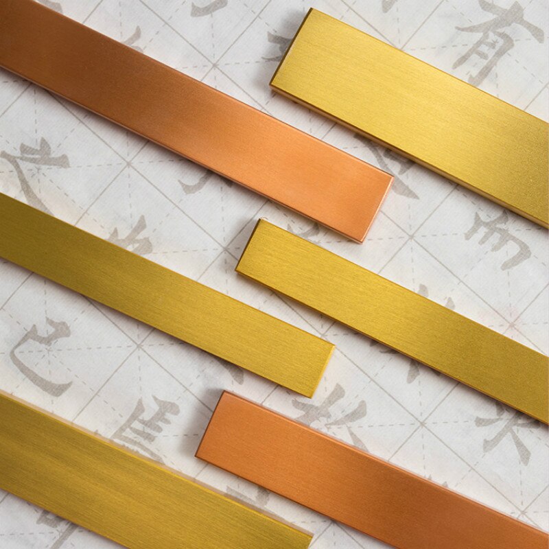 Portable Paperweights Small Solid Brass Paperweights Chinese Tradtional Calligraphy Painting Paperweight Paper Pressing